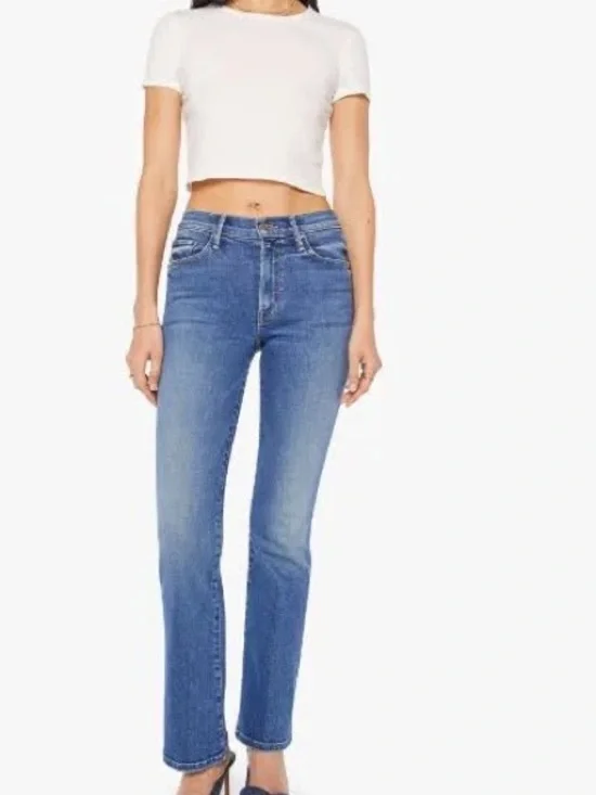 Mother The Outsider Skimp Jeans in Dugout Doobies Wash - Size 29 - Picture 6 of 6